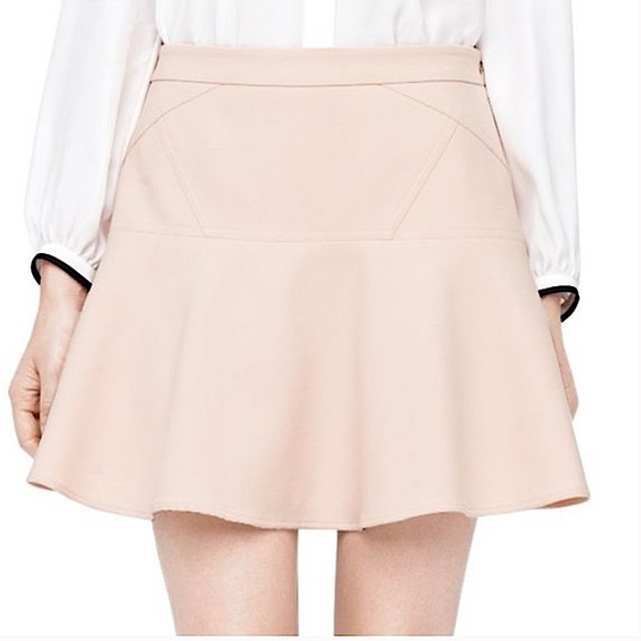 Club Monaco Dresses & Skirts - CLUB MONACO Jenna pretty in pink fit and flare mini skirt sz 0 blogger favorite